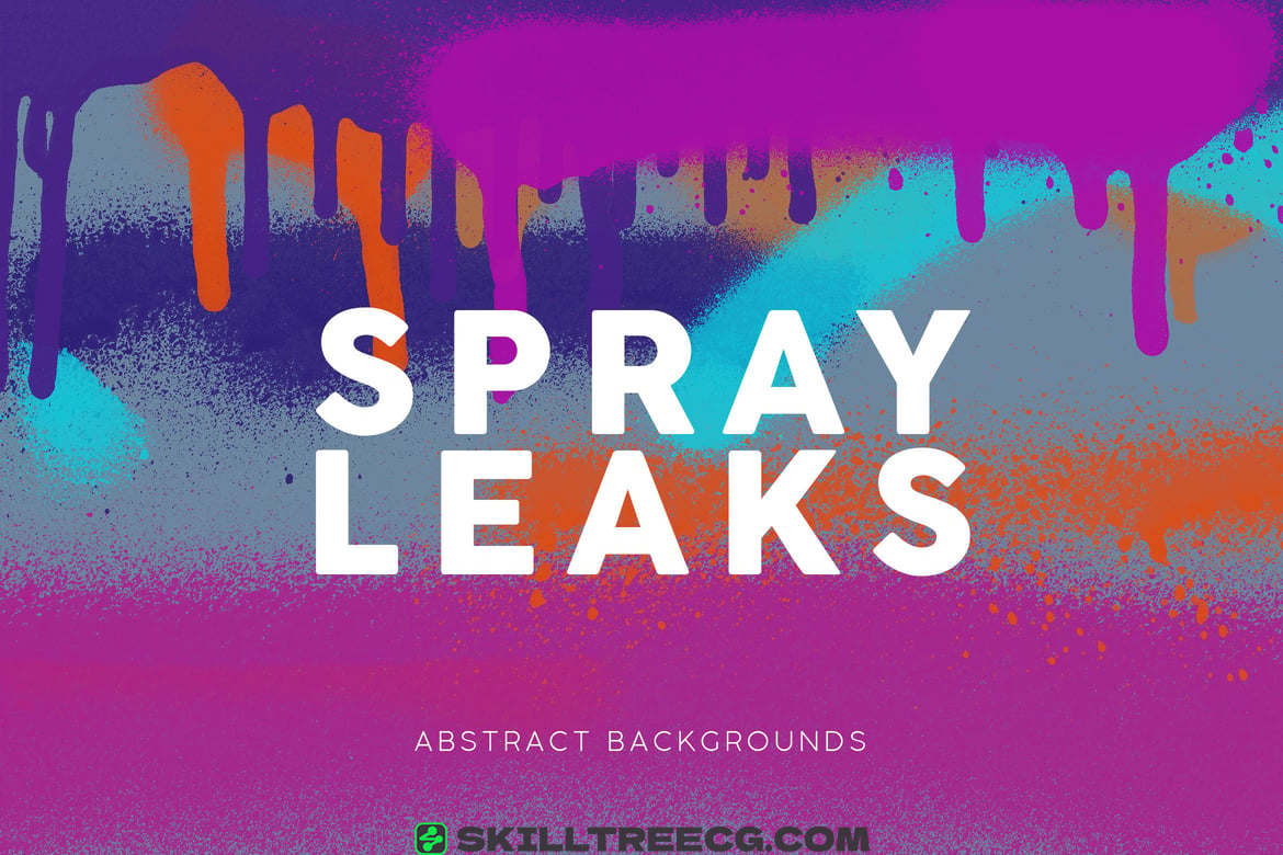 Spray Paint Leaks Backgrounds（756815）-技能树